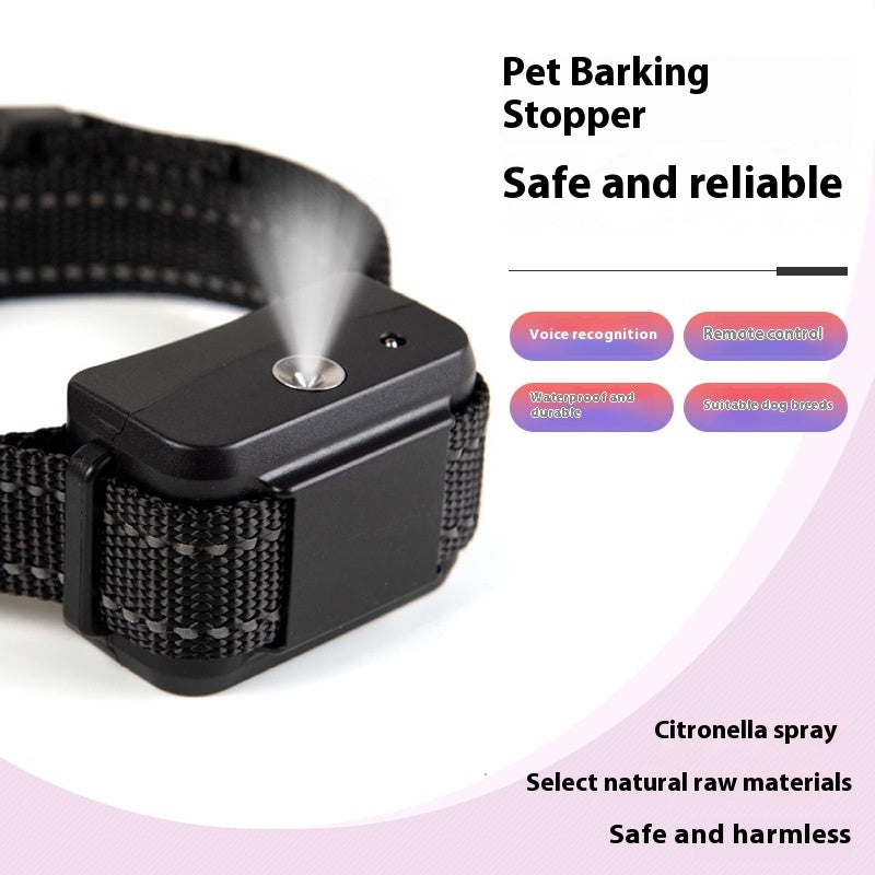 Automatic Bark Stopper Dog Intelligent Training Spray Collar Pet Products